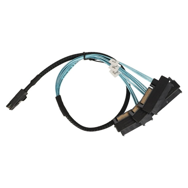 HDD Data Cable,Mini SAS to 4 Mini SAS Cable Mini SA Sto SATA Cable