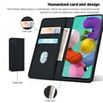 thumbnail image 3 of Dteck Case for Samsung Galaxy A71 4G 6.7-inch, Luxury Magnetic Skin-Friendly Feel Leather Card Holder Wallet Case Folio Kickstand Cover,Black, 3 of 8