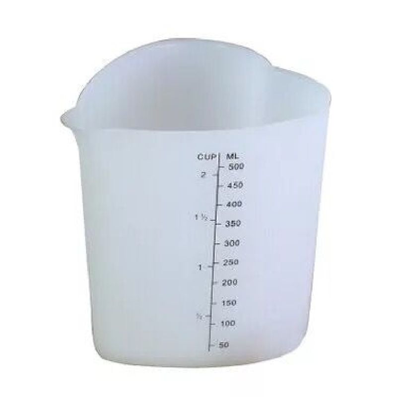 500 ml flexible silicone Measuring Cups Mesure Cuillère Cuisine Cuisson Pâtisserie Outils 