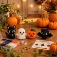 thumbnail image 2 of Halloween 3D Beaded Animal DIY Kit Spooky Ghost Pumpkin Bat Cat Beading Craft Set Home Decor Halloween Gifts, 2 of 6