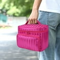 thumbnail image 3 of Travel Makeup Case Cosmetic Makeup Bag Organizer Accessories Case Makeup Tools Case, 3 of 7