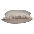 thumbnail image 4 of Quilted Taupe Decorative Throw Pillow, 4 of 5