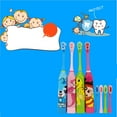 thumbnail image 3 of Cute Design Children Electric Toothbrush Cartoon Pattern Double-sided Tooth Brush Heads Electric Teeth Brush For Kids, 3 of 5