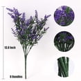 thumbnail image 4 of Oreja de hoja artificial de 7 tenedores de 35 cm, lavanda, decoración para el hogar, proyecto de flor de oreja de trigo, flor artificial para decoración al aire libre, 4 of 5