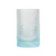 thumbnail image 2 of Vaso pequeño de vidrio esmerilado, bonito vaso con relieve de gato caqui for leche, zumo y té, 120 ml, 2 of 7