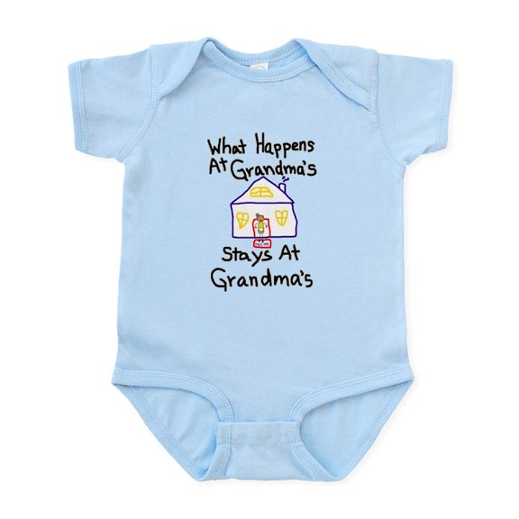CafePress - Grandma'S House Infant Body Suit 5508889 - Baby Light Bodysuit, Size Newborn - 24 Months