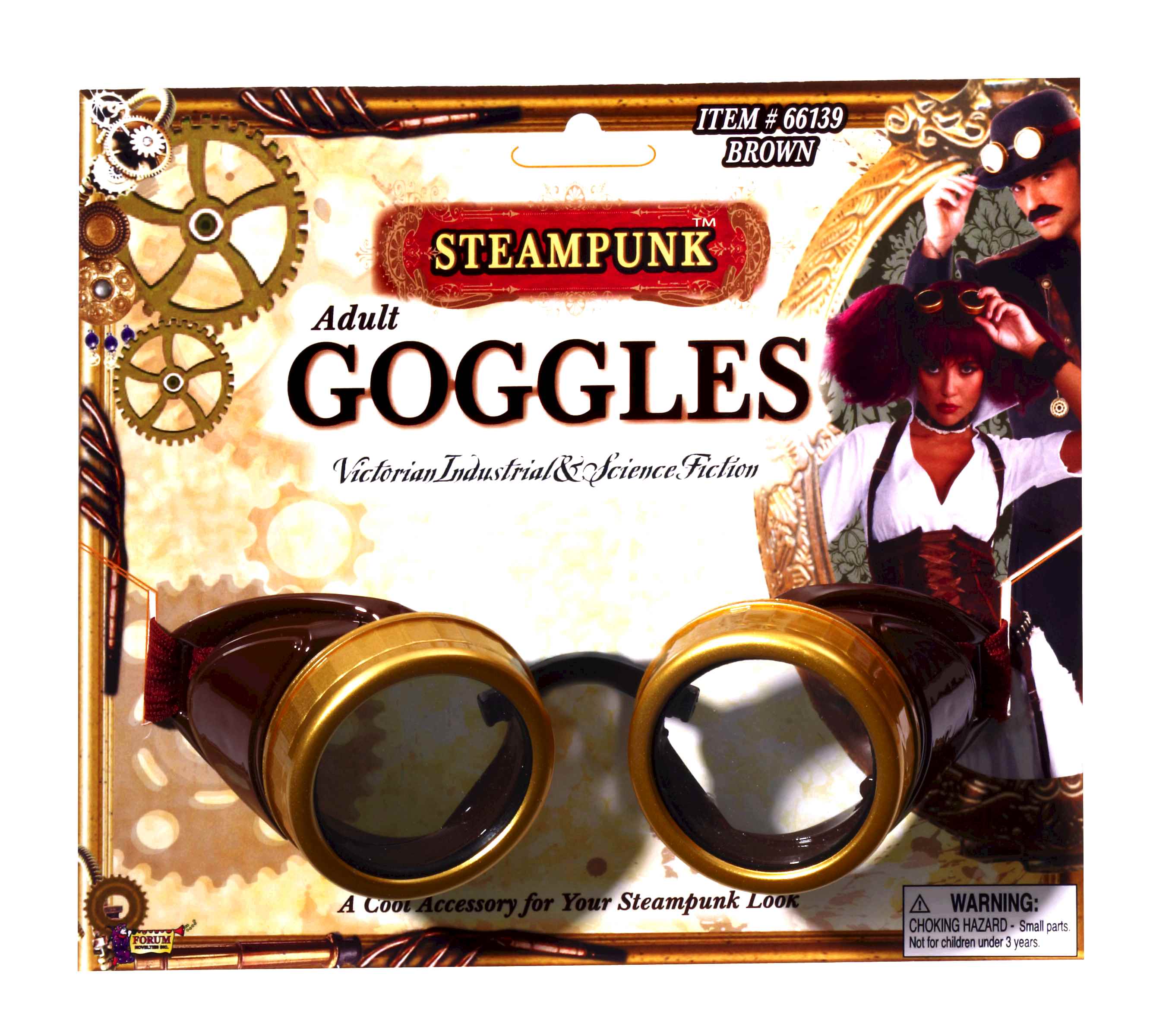 STEAMPUNK BROWN GOGGLES