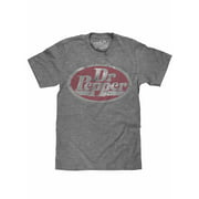Tee Luv Men's Dr Pepper Distressed T-Shirt (L)