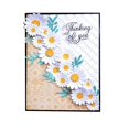 thumbnail image 3 of Cutting Dies TingZven con marco de flores florales 3D para álbumes de recortes, 3 of 6