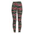 thumbnail image 5 of No Boundaries Juniors' Christmas Ankle Leggings, 5 of 5