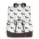 thumbnail image 1 of Easygdp Dachshund On A Skateboard Mochila de Cuero para Mujeres, Bolso de Hombro, Bolsos de Mano de Moda para Trabajo y Viajes, 1 of 4