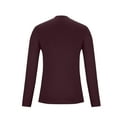 thumbnail image 3 of Annhoo Men's Knit Sweater Casual V Neck Long Sleeve Fall Pullover Outdoor Work Slim Sweatshirts Thermal Base Shirts, 3 of 5