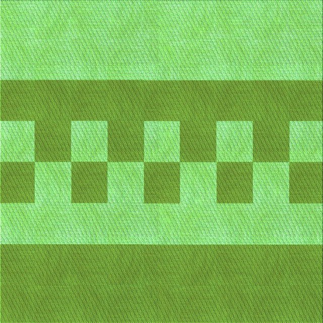 Ahgly Company Machine Washable Indoor Square Transitional Emerald Green Area Rugs, 5' Square