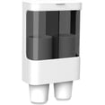 thumbnail image 1 of Dispensador de vasos de agua Dispensador de plástico montado en la pared para vasos de papel biodegradables y conos de papel (M-2) TUNC Sencillez, 1 of 5