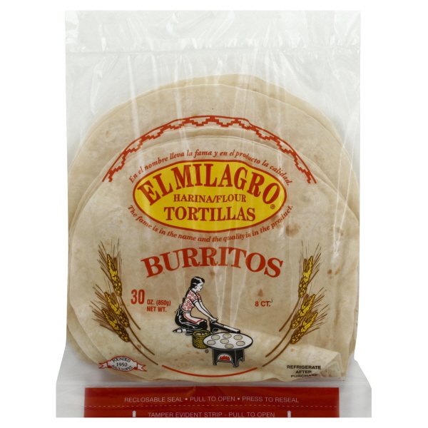 El Milagro El Milagro Tortillas, 8 ea