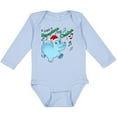 thumbnail image 3 of Inktastic I Want a Hippopotamus for Christmas Hippo in Santa Hat Boys or Girls Long Sleeve Baby Bodysuit, 3 of 5