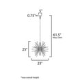 thumbnail image 3 of Maxim 28664CLPC Polaris 12-Light Pendant, Polished Chrome, 3 of 5