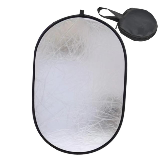 lionlar Réflecteur de Lumière Pliable Compact 2 en 1 pour Photographie Extérieure S Blanc