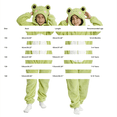 thumbnail image 3 of Ruyang Kids Frog Onesie Plush Fuzzy Funny Animal Jumpsuits Boys Girls Fleece Warm One Piece Halloween Dress Up Clothes, 3 of 8