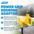thumbnail image 2 of Camco Black PVC 18"Camco 55572 Power Grip ™ PIGTAIL ADAPTERS AND PLUGS RV, For Recreational Vehicle with Durable 1 Piece 1 Pack, 2 of 13