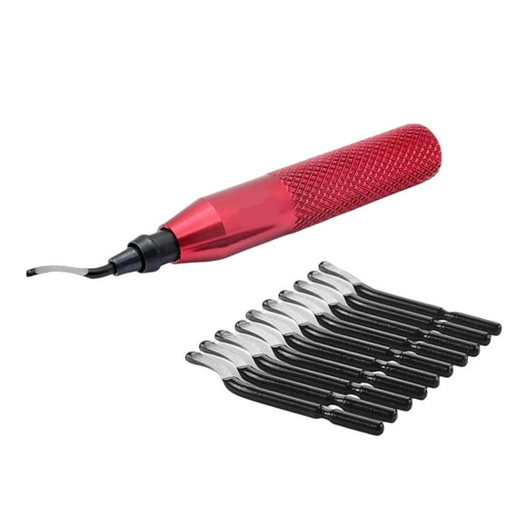 Herramienta de desbarbado Shamjiam BS1010 Removedor de rebabas Rojo