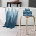 thumbnail image 6 of GZHJMY Bathroom Towels Set of 3, Include Absorbent Bath Towel, Hand Towels and Washcloths, Blue Forest Silhouette Beach Towels Set for Shower, Gym and Travel, 6 of 7