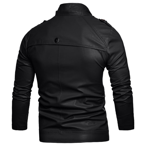 Cameland Men's Leather Jacket Spring And Fall New Multi Button