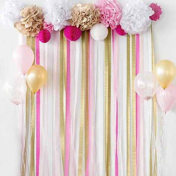 COSMOBETTY 12Ud Streamers De Crepé Flexibles Para De Bodas Y Celebraciones