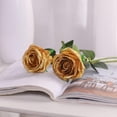 thumbnail image 4 of Ramos de rosas artificiales, rosas de seda realistas para decoración del hogar para fiestas de bodas, 10 piezas de flores artificiales artesanales de alta calidad para sus proyectos creativos de, 4 of 5