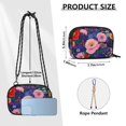 thumbnail image 4 of FORMRS Mini Crossbody Bag for Women Adjustable Rope Shoulder Casual Phone Purse, Beautiful Floral Pattern, 4 of 7