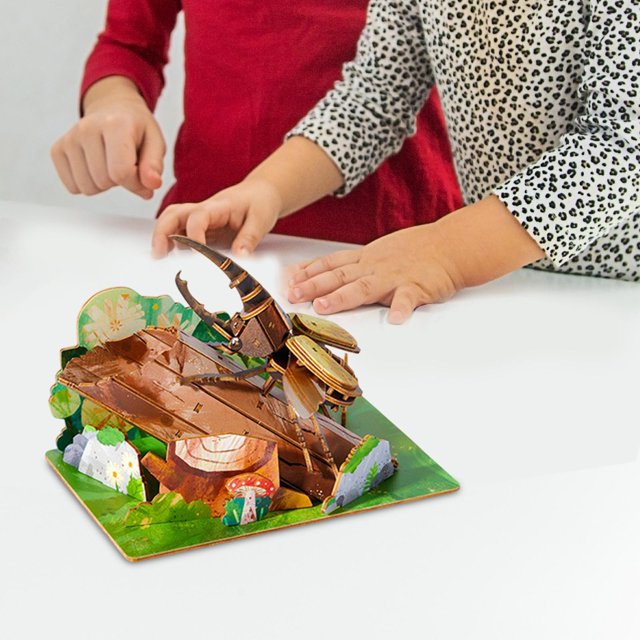 Rompecabezas de Animales en 3D Hugo Juguete Educativo para Niños