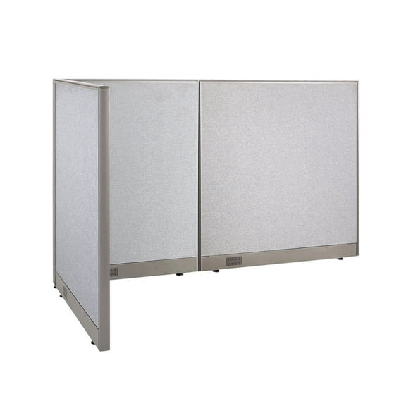 GOF L-Shaped Freestanding Office Partition, Privacy Screen, Room Divider (36"D x 78"W x 48"H)