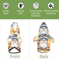 thumbnail image 3 of Uemuo Hello Summer Cute Gnome for Winter Dog Hoodie Sweatshirts with Pockets Warm Dog Clothes for Small Dogs Chihuahua-Small, 3 of 8