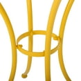 thumbnail image 4 of KOSSMAI Ensemble de Salle à Manger d'Extérieur 3 Pcs pour Patio, Deux Chaises de Salle à Manger et une Table Ronde de Salle à Manger pour l'Extérieur, Jardin, Patio, Jaune, 4 of 5
