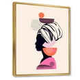 thumbnail image 3 of Designart 'Ethnic Portrait of African American Woman' Modern Framed Canvas Wall Art Print, 3 of 5