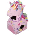 thumbnail image 3 of Cardboard Unicorn Toy Pink 1Pcs 30x26x13in, 3 of 8