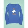 thumbnail image 3 of Bootiful Funny Ghost Pun Long Sleeve Toddler -Image by Shutterstock,  4 Toddler, 3 of 4