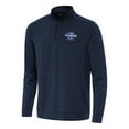 thumbnail image 2 of Men's Antigua Heather Navy 2026 MLB All-Star Game Bright Quarter-Zip Pullover, 2 of 3