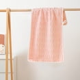 thumbnail image 4 of AuroraX Face Towels Bath Towels,Quick Dry Soft Absorbent Pink Fleece Towels for Hair Drying, 4 of 6