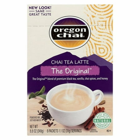 Oregon Chai Tea Latte Mix - The Original - Pack of 6 - 8