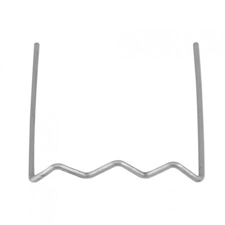 

100pcs 0.6mm Auto Bumper Repair Pre Cut Welding Staples Repair Tool Kit S Style