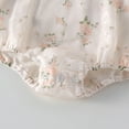 thumbnail image 3 of Baby Onesies Girl 0-6 Months Summer Romper Short Sleeve Romper With Headband Comfortable Breathable Daily Bodysuit, 3 of 7