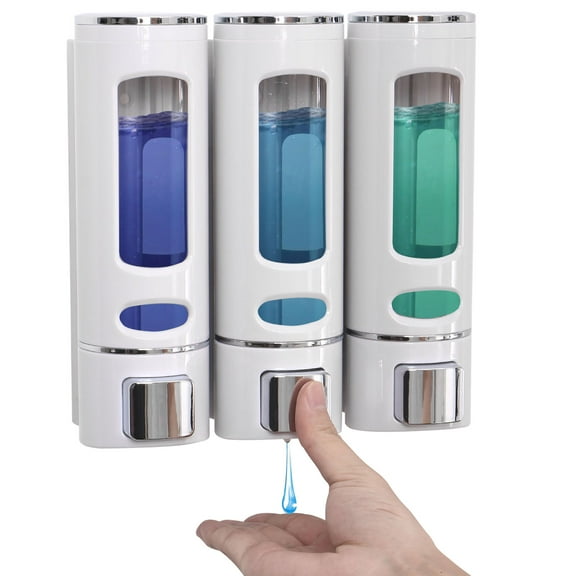 Wrvxzio 400 ml Wall Mounted Soap & Lotion Dispensers