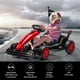 thumbnail image 5 of Yeshouse go-kart eléctrico para niños, 24V, 2 motores de 200W, 12km/h, altura ajustable, ideal para derrapes y carreras al aire libre, para mayores de 6 años, 5 of 7