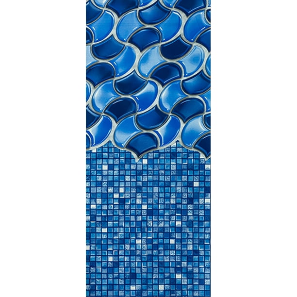 SmartLine 12â x 18â Oval Overlap Swimming Pool Liner {Various Patterns} - Walmart.com - Walmart.com