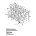 thumbnail image 2 of Leo & Lacey Twin Over Full Staircase Bunk Bed, 2 of 8