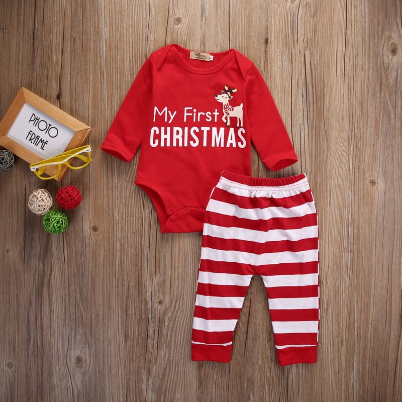 my first christmas romper