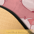 thumbnail image 5 of CURLYOOT Pink Pig Half Round Door Mat 40'' x 63'', Indoor Outdoor Entrance Rug, Semi Circular Area Rug, Non Slip Washable Absorbent Doormat, Laundry Room Rug, 5 of 7