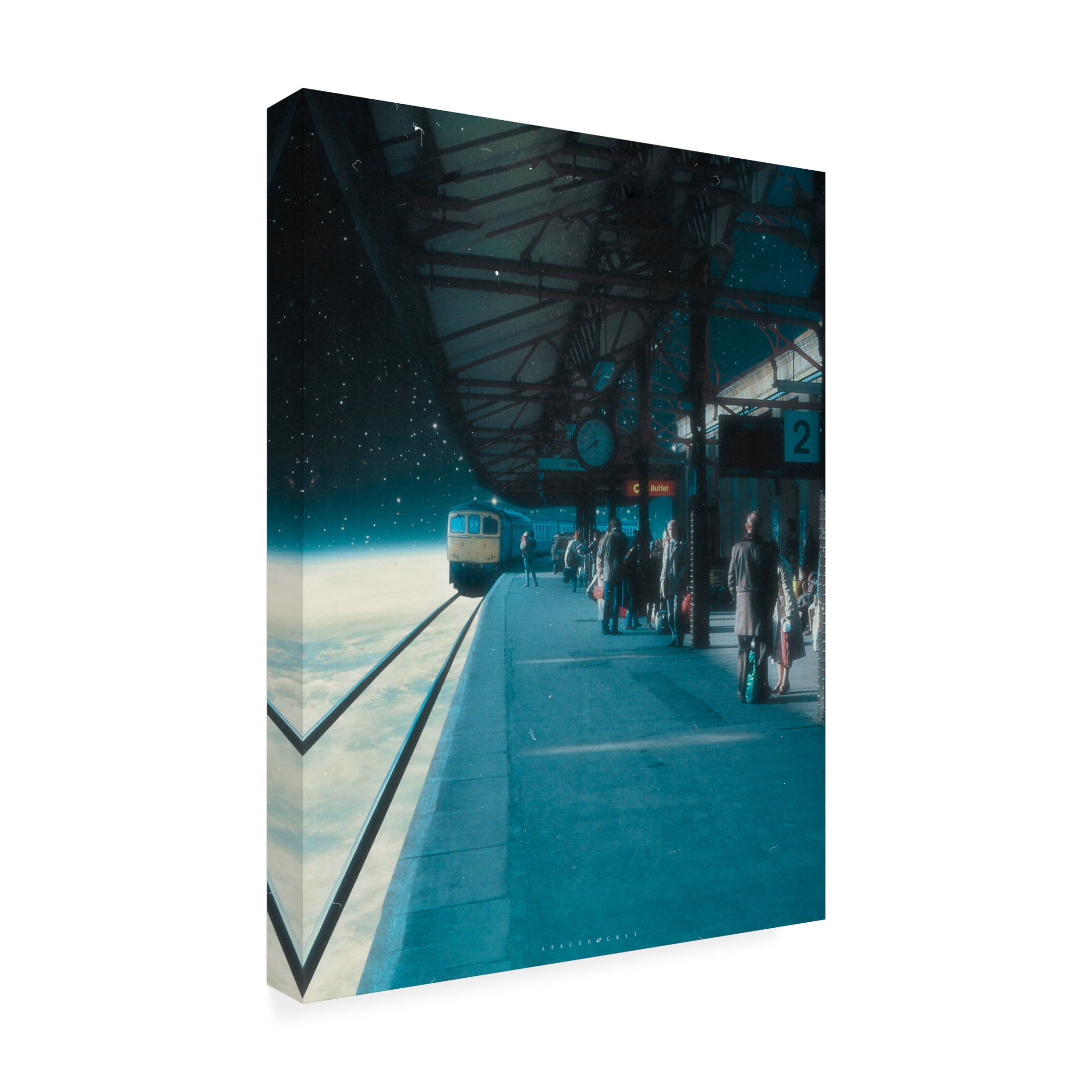 Trademark Fine Art spacerocket art  612 Canvas Wall Art