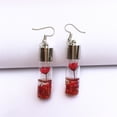 thumbnail image 4 of Pendientes de gota Minnieouse colgante de botellas de cristal 1 par, 4 of 6
